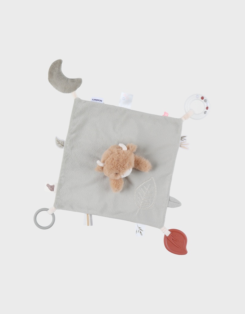 Noukies | Activiteitenknuffeldoek Fluffy Fluffy, Orso & Lilly