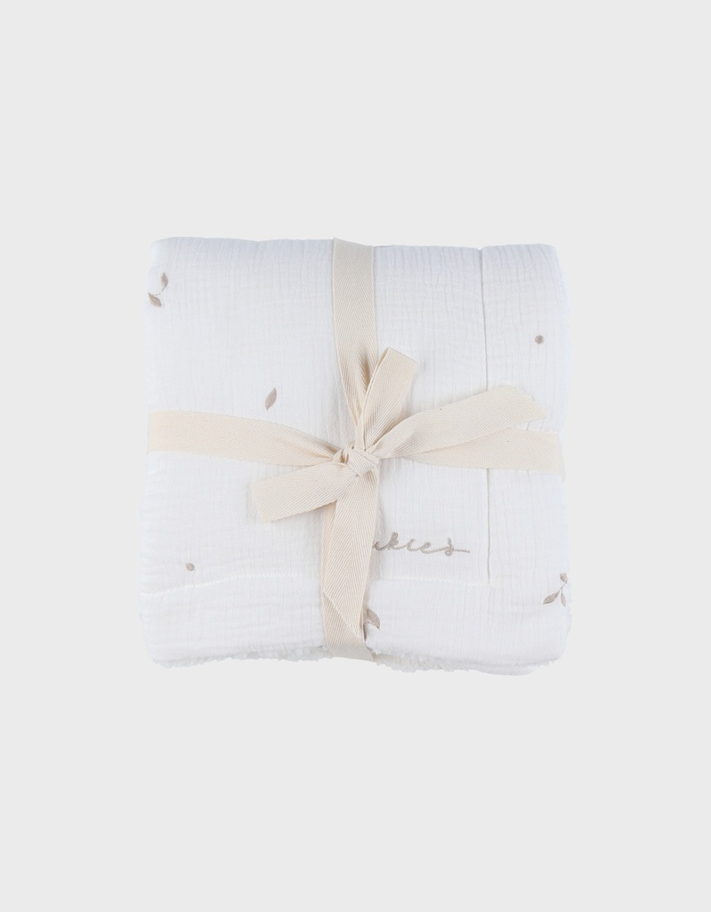 Noukies | Deken Fluffy, Orso & Lilly Ecru 75x100cm 