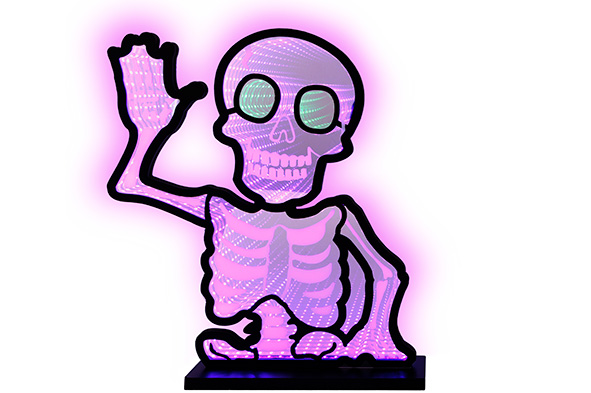 Cosy & Trendy | LEDLICHT SKELETON USB BLAUWGROEN 29X8XH3