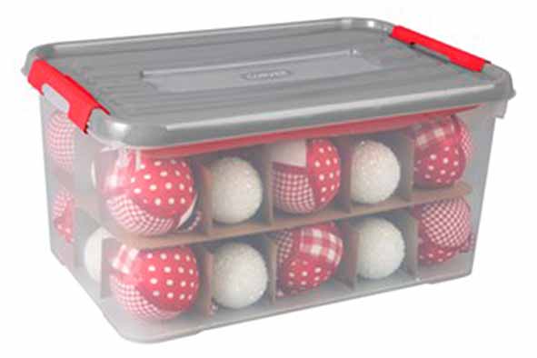 Curver | Opbergbox Handy Plus Kerstbox 20L 39,5x28,5xH26cm