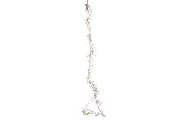 Cosy & Trendy | Slinger Leaves Glitter Champagne 150cm