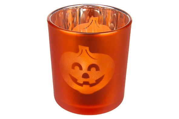 Cosy & Trendy | Theelichthouder Pumpkins Oranje H8cm