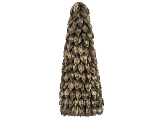 Cosy & Trendy | Beeld Leaves Antique Gold H40cm