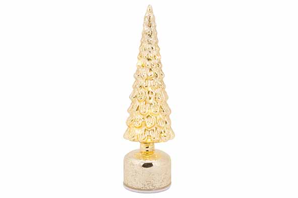 Cosy & Trendy | LAMP LED TREE TURNING GOUD 11X11XH39CM G