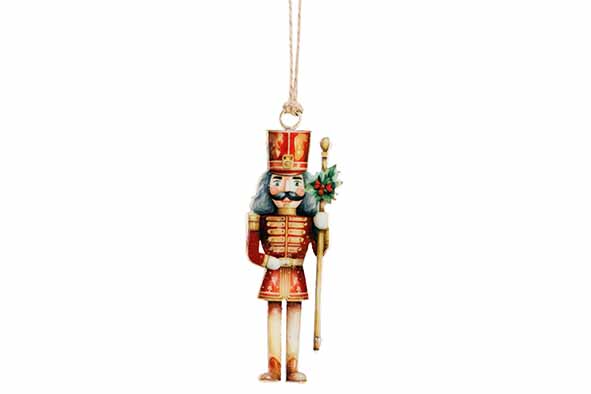 Cosy & Trendy | HANGER VINTAGE NUTCRACKER ROOD 4X1XH11CM