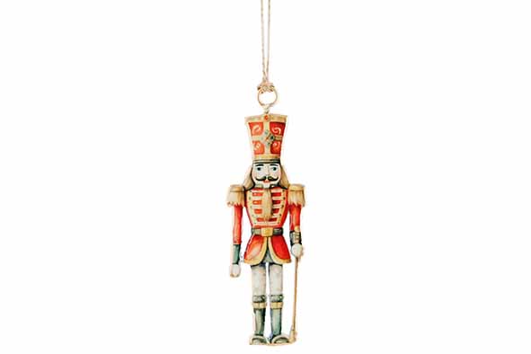 Cosy & Trendy | Hangfiguur Vintage Nutcracker Rood/Groen H11cm
