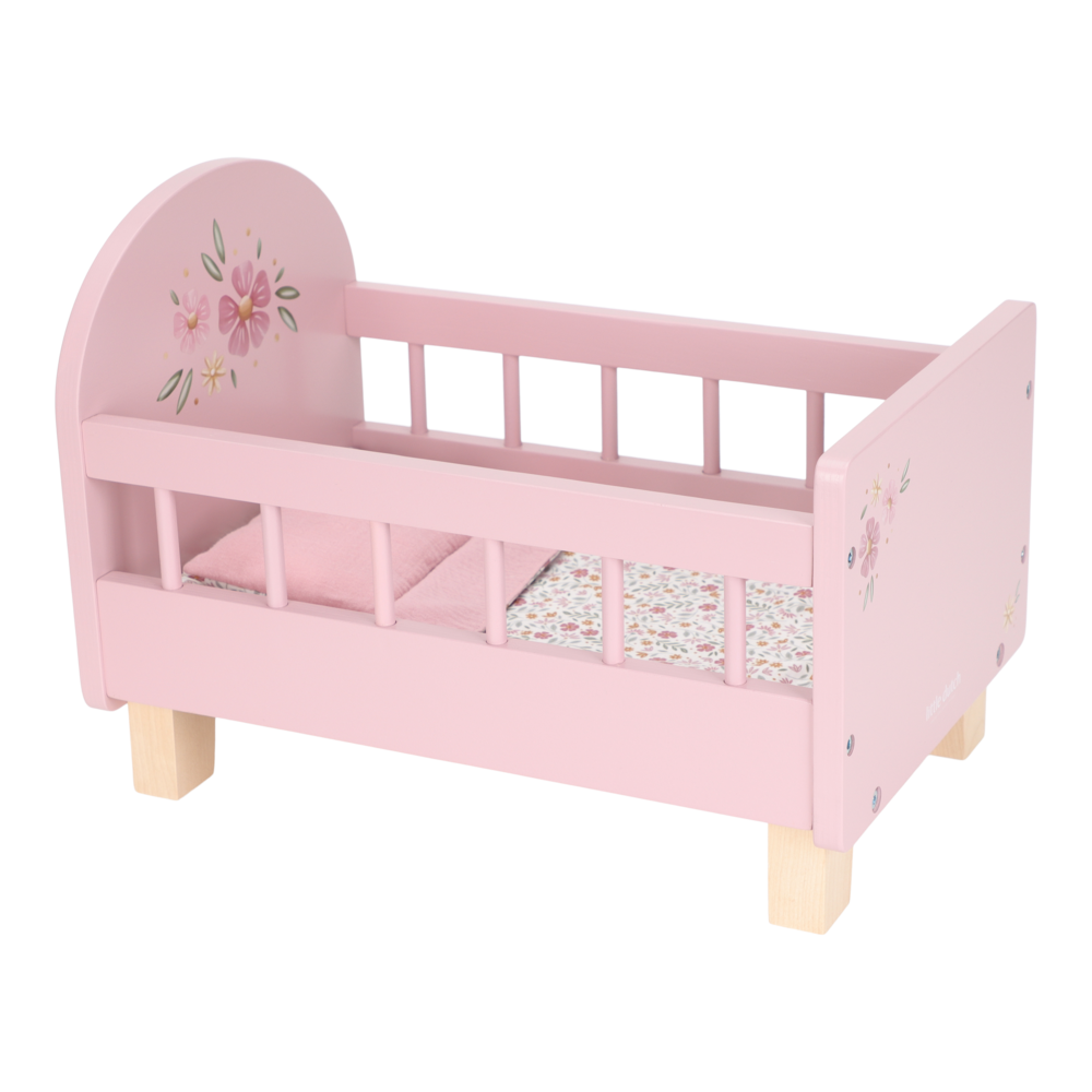Little Dutch | Poppenbed Hout Roze