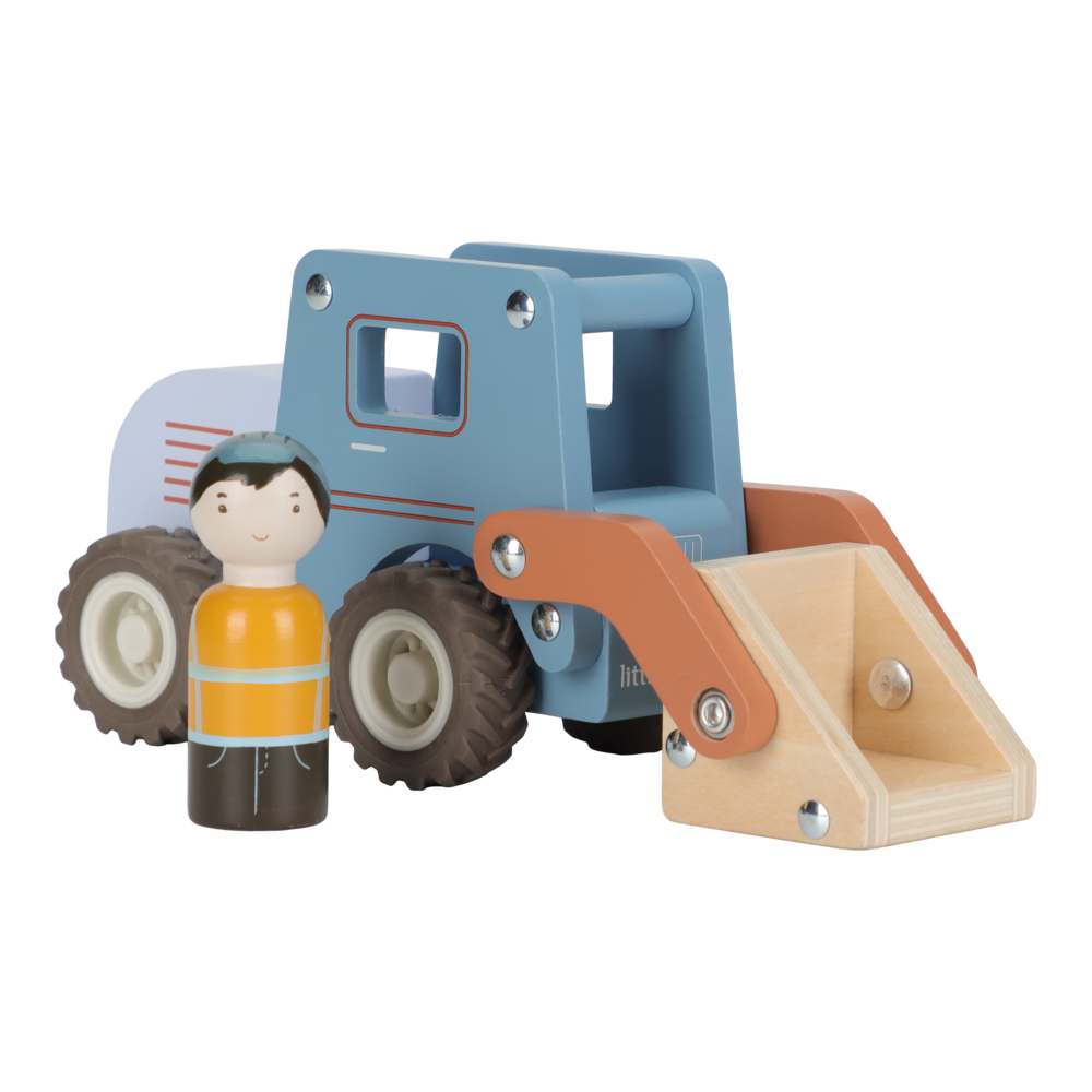 Little Dutch | Auto Bulldozer Hout