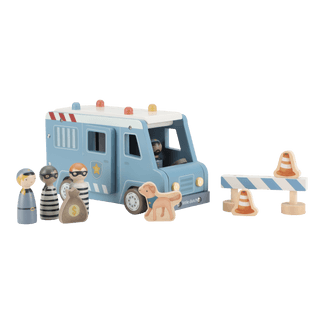 Little Dutch | Auto Politiebus Hout