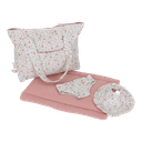 Little Dutch | Poppen Verzorgingstas Soft Flowers Roze