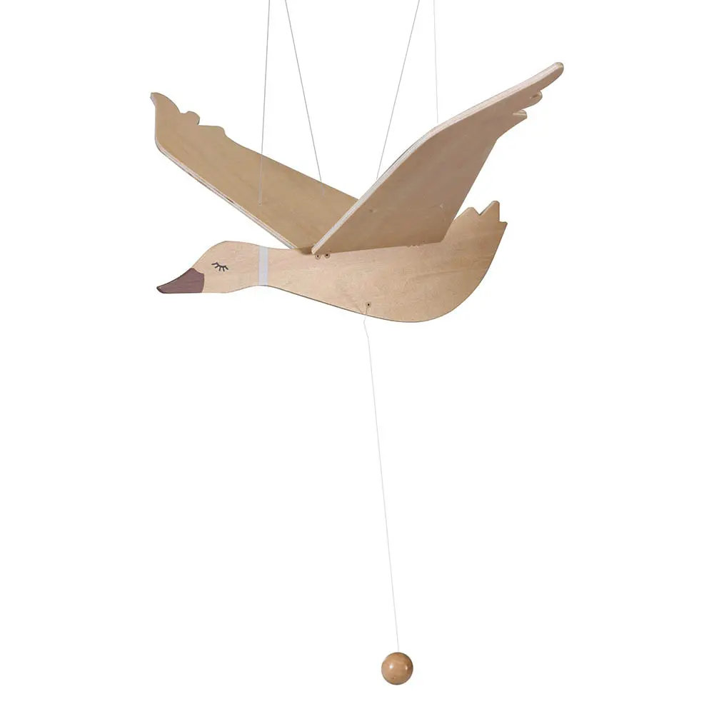 Egmont | Mobiel Houten Vliegende Gans 30x60x7cm