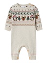 Name it | Kruippak Kerst Nbnralko Longsleeve Knit Peyote Melange