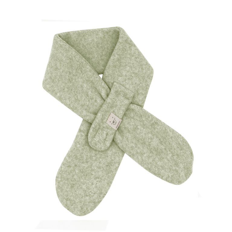 Maximo | Sjaal Streckschal Fleece Mineral-Hellbraunmeliert 
