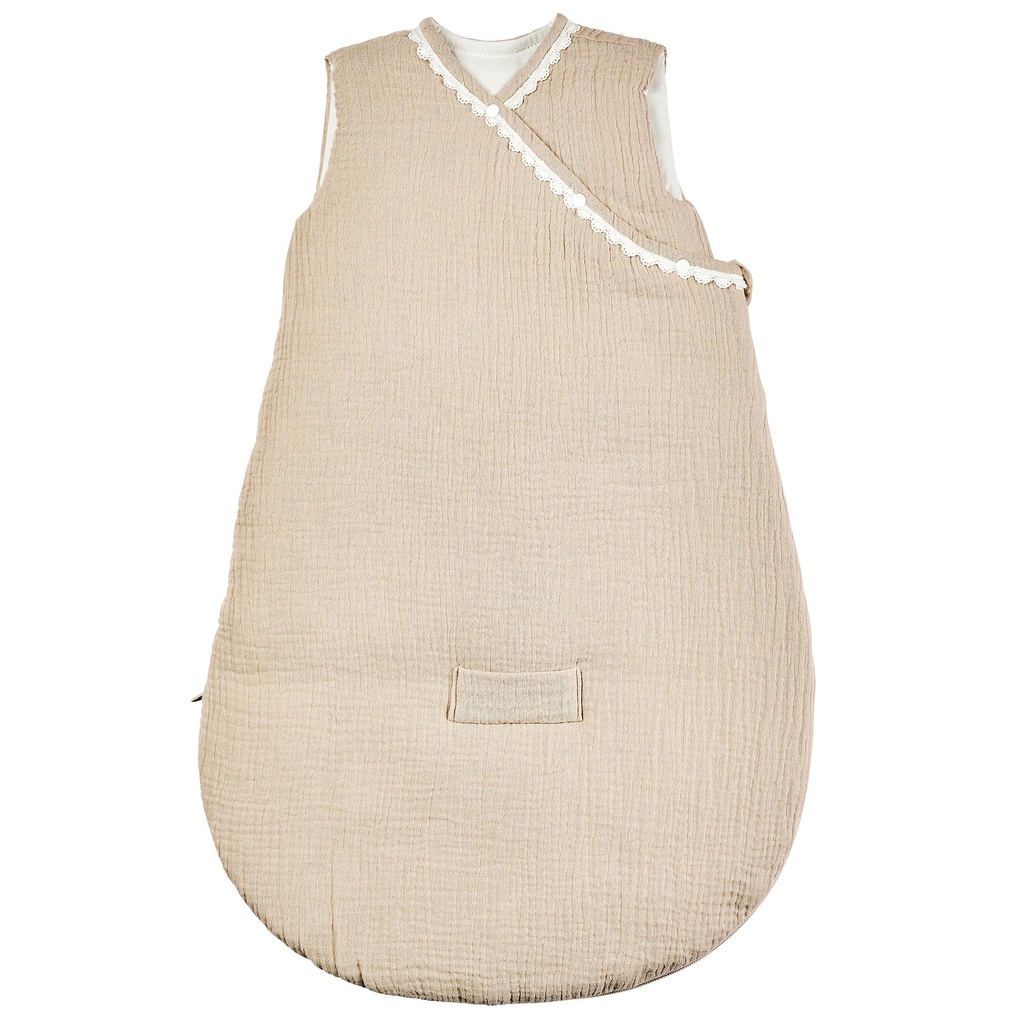 Nattou | Slaapzak Fanfan Swaddle Zand 2.0TOG 70cm