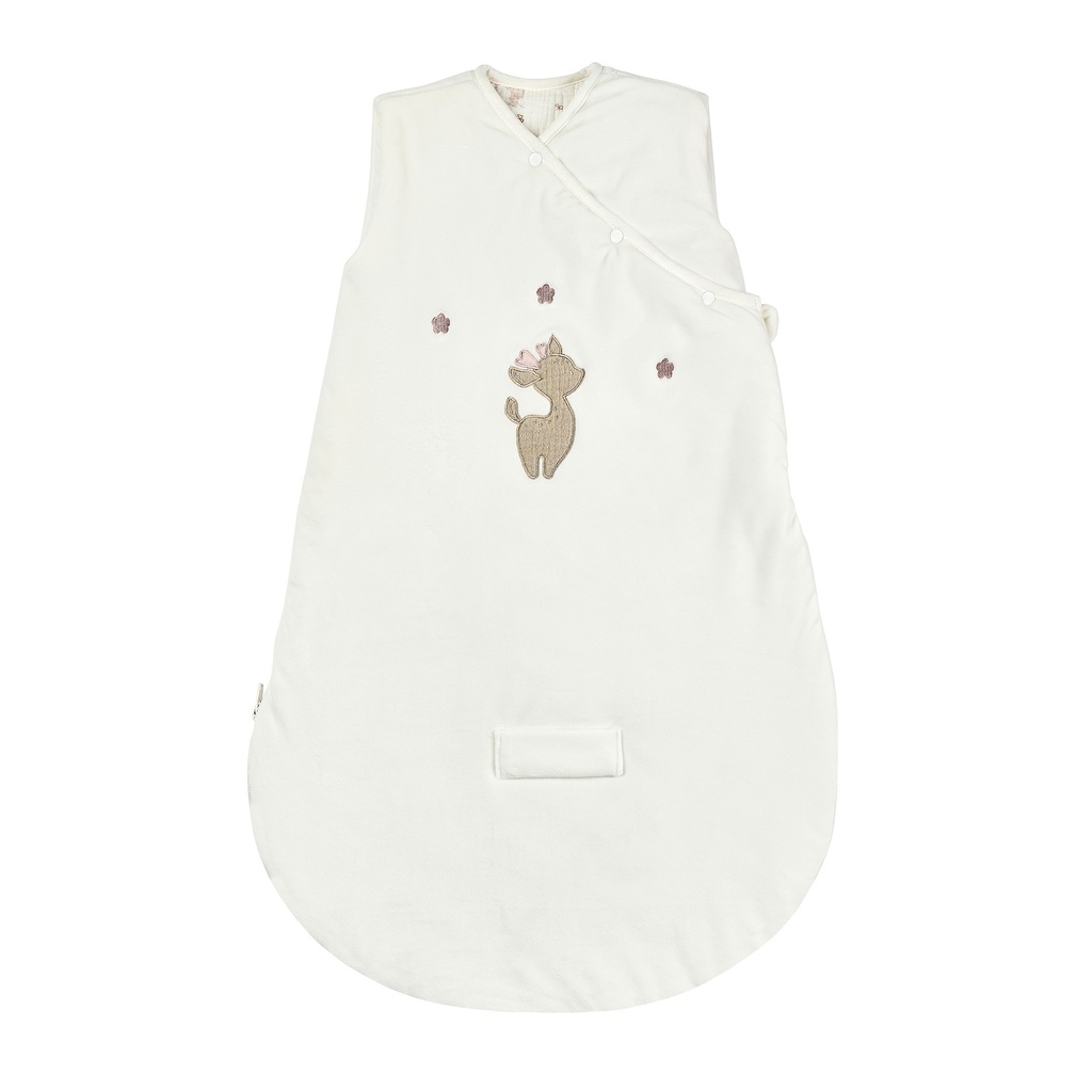 Nattou | Slaapzak Fanfan Velours 2.5TOG Wit 70cm