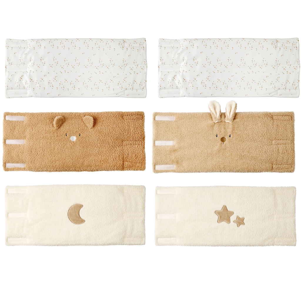 Nattou | Bed en Park Beschermer Teddy 6-pack