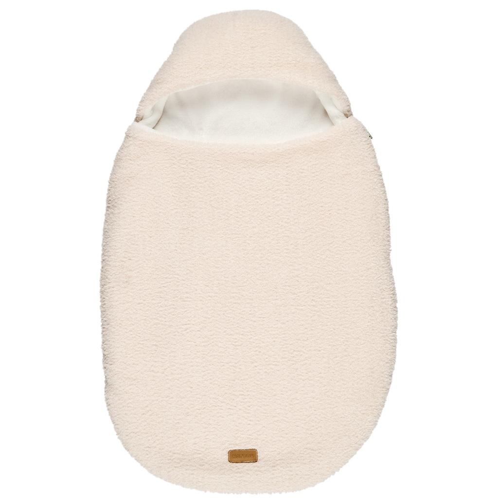Nattou | Voetenzak Teddy Ecru 0-6M