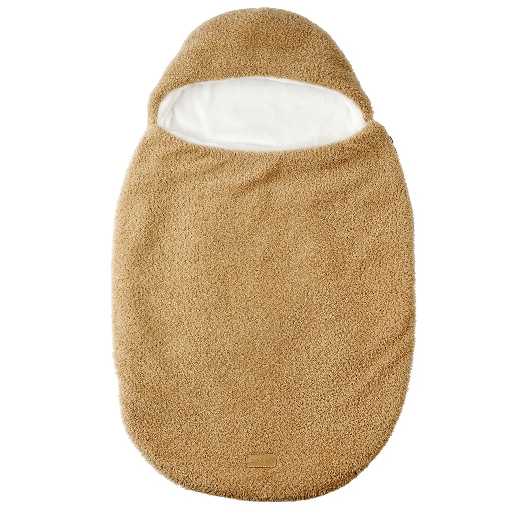 Nattou | Voetenzak Teddy Ecru 0-6M