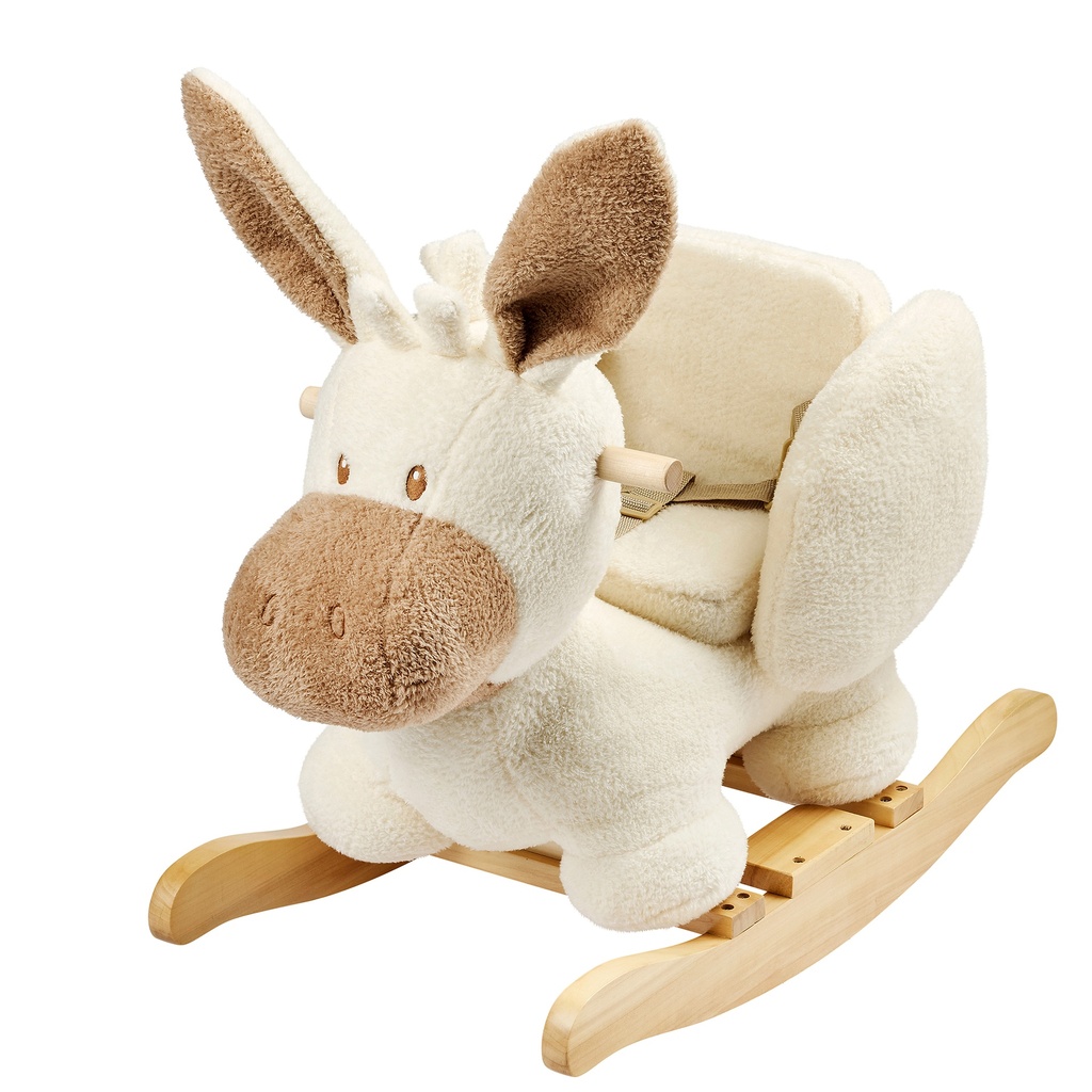 Nattou | Schommelpaard Ezel Teddy Ecru