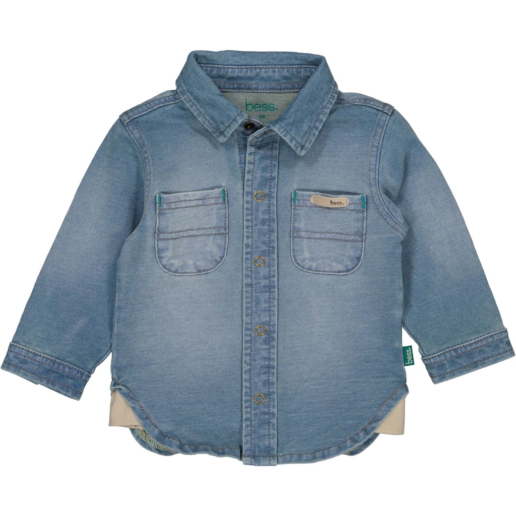 Bess | Hemd Boys Jog Denim Stone Wash