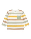 Bess | T-shirt Boys Pocket Striped Teal