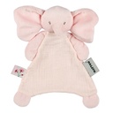 Nattou | Knuffeldoek Fanfan Olifant Roze 20x25cm