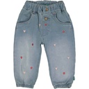Bess | Broek Girls Jog Denim Stone Wash