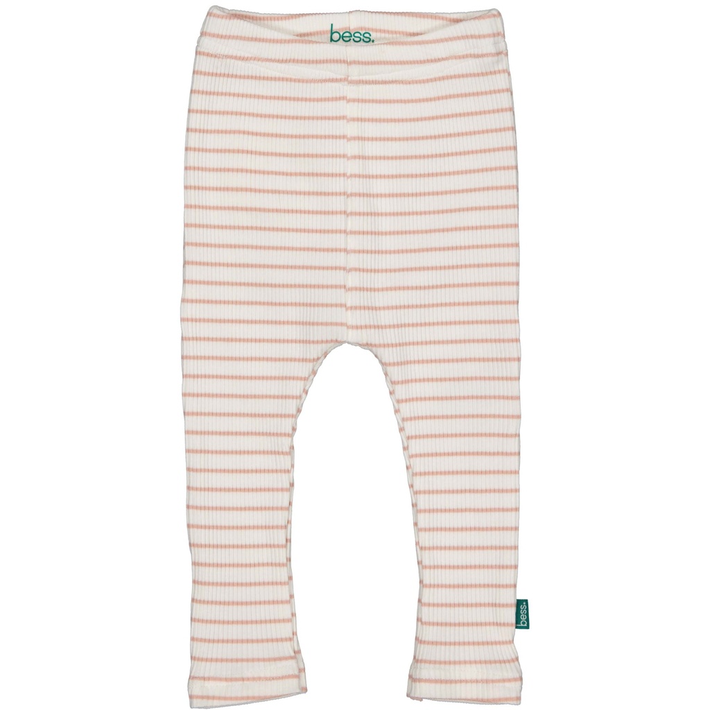 Bess | Legging Girls Striped Off White