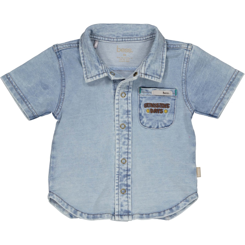 Bess | Hemd Boys Jog Denim Stone Wash