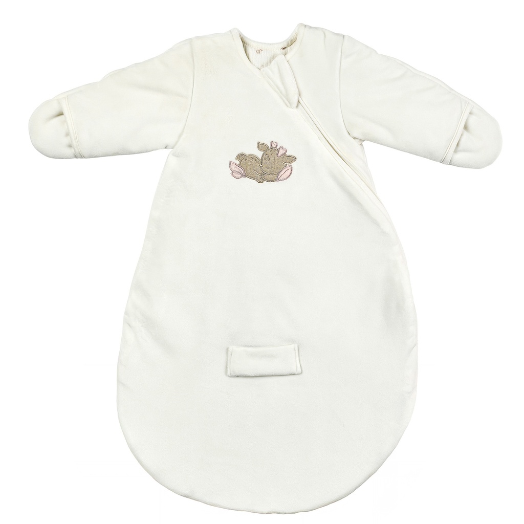 Nattou | Slaapzak Fanfan met Mouwen en Wanten Velours 2.5TOG 60cm