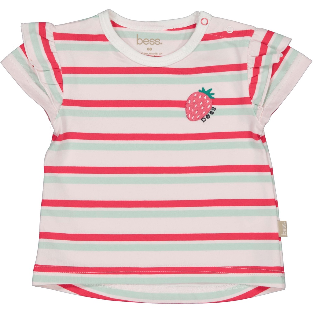 Bess | T-shirt Girls Striped Blush
