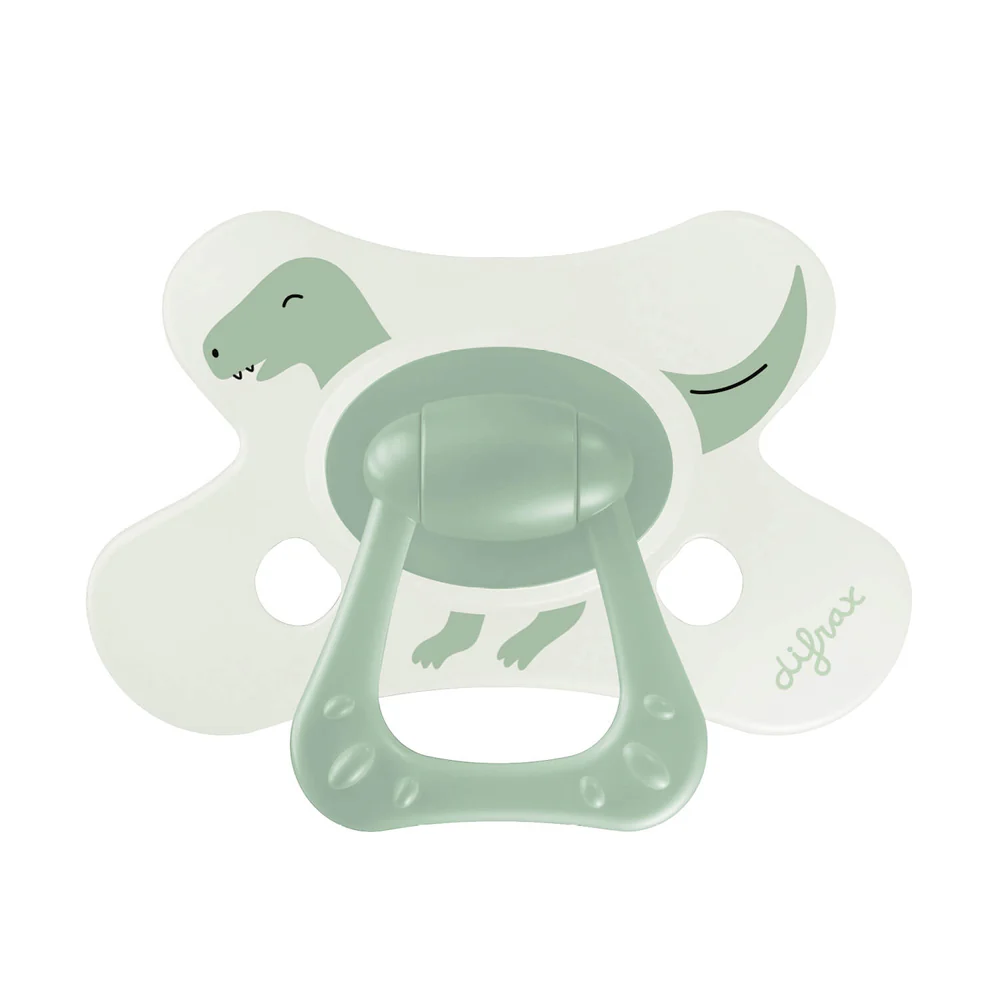 Difrax | Fopspeen Natural Little Venture Little Green Dino +18M
