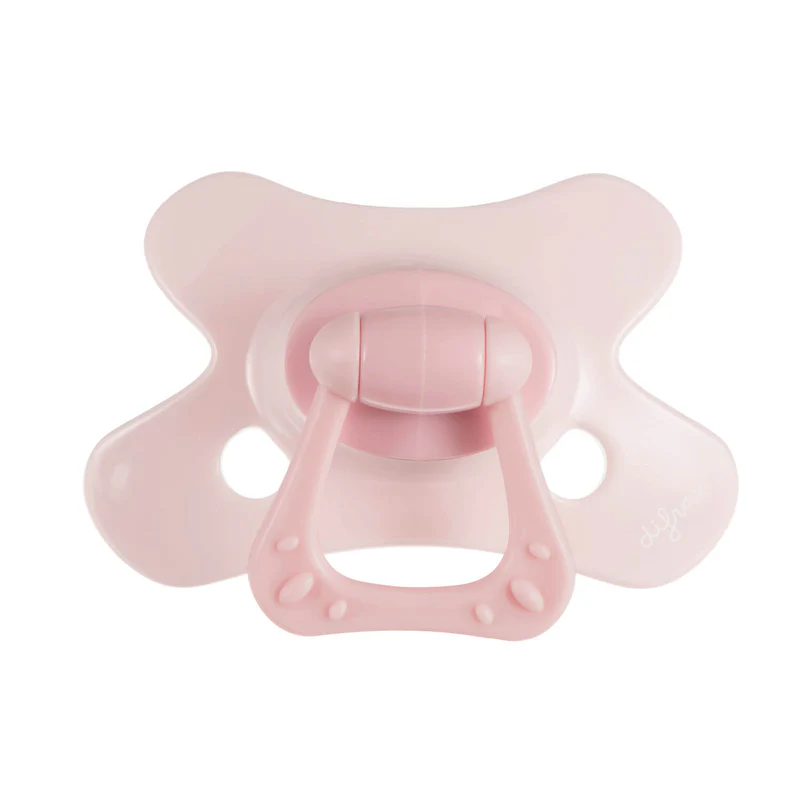 Difrax | Fopspeen Dental Gems Pink Opal +6M