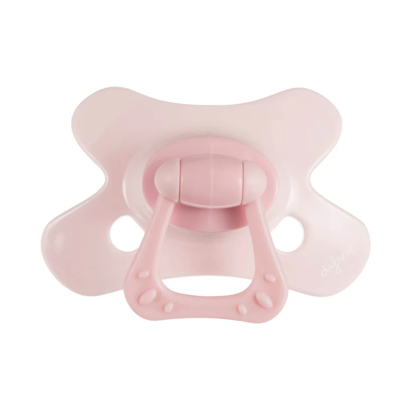 Difrax | Fopspeen Dental Gems Pink Opal +18M
