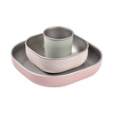 Beaba | Eetset RVS Cotton Candy 3-delig