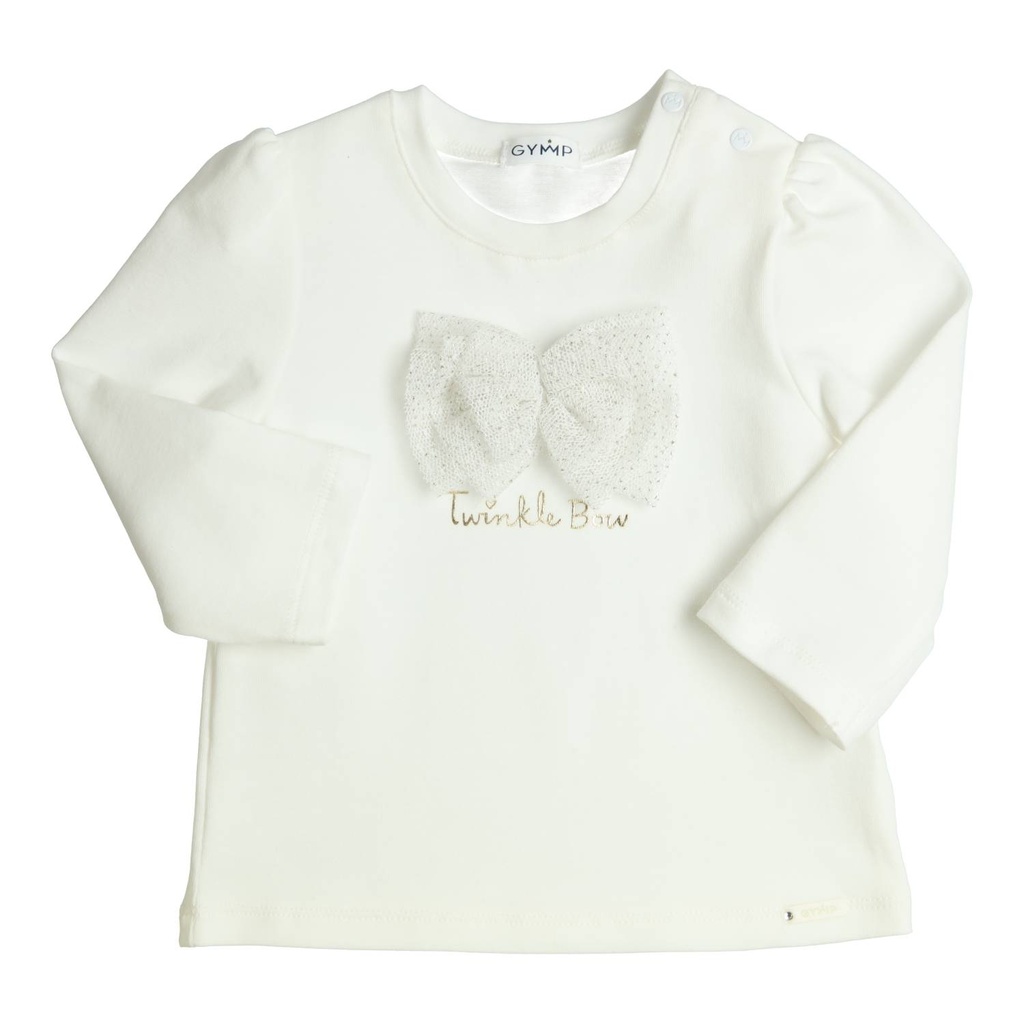 Gymp | T-shirt Girls Aerobic Longsleeve Off White