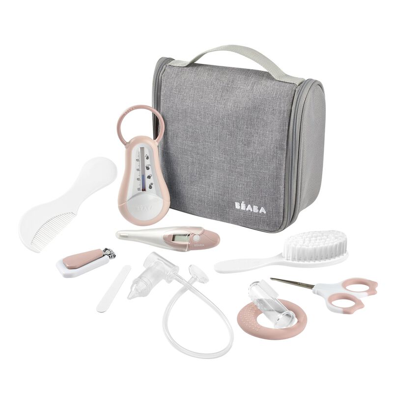 Beaba | Verzorgingsset Toilettas Old Pink 10-delig