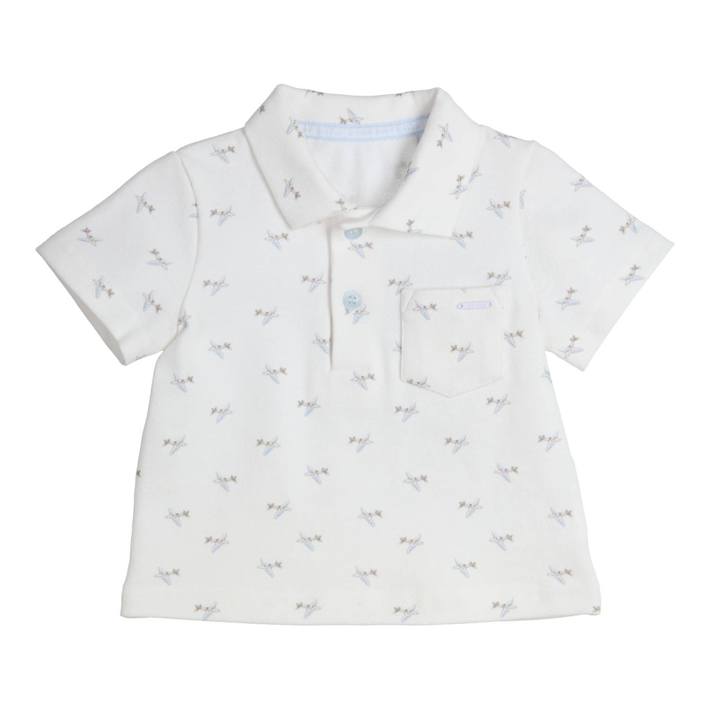 Gymp | T-shirt Boys Josca White/Light Blue