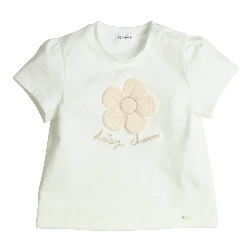 Gymp | T-shirt Girls Aerobic Off White/Beige