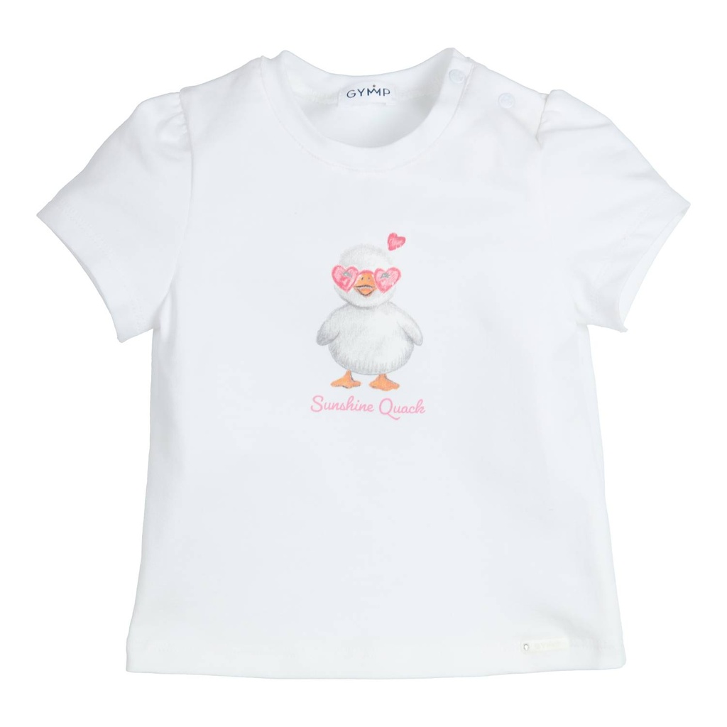 Gymp | T-shirt Girls Aerobic White