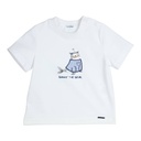 Gymp | T-shirt Boys Aerobic White/Blue