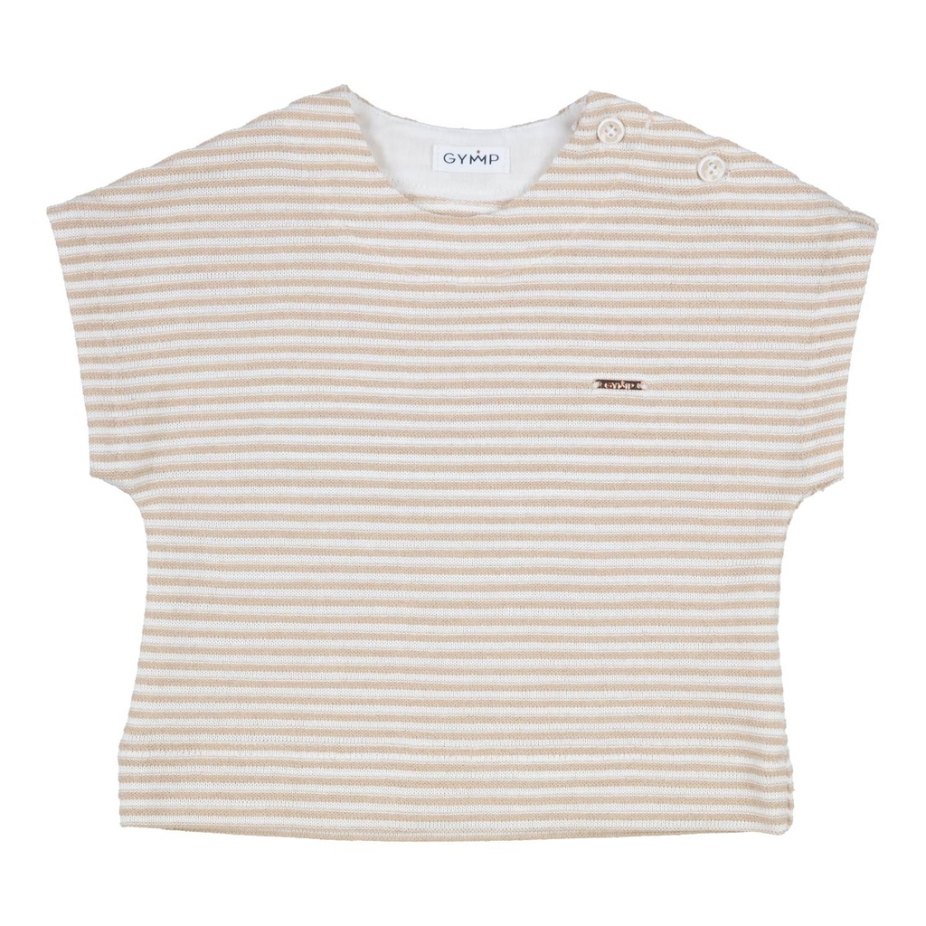 Gymp | T-shirt Girls Barbara Off White/Beige