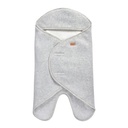Beaba | Wikkeldeken Babynomade Dubble Fleece Heather Grey 0-6M