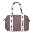 Childhome | Verzorgingstas Mommy Club Signature Teddy Zacht Bruin