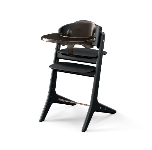 Cybex | Eetstoel Lemo Platinum 3 in 1 Black Wood/Black