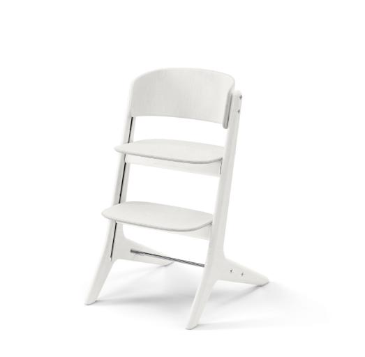 Cybex | Eetstoel Lemo Platinum White Wood/White