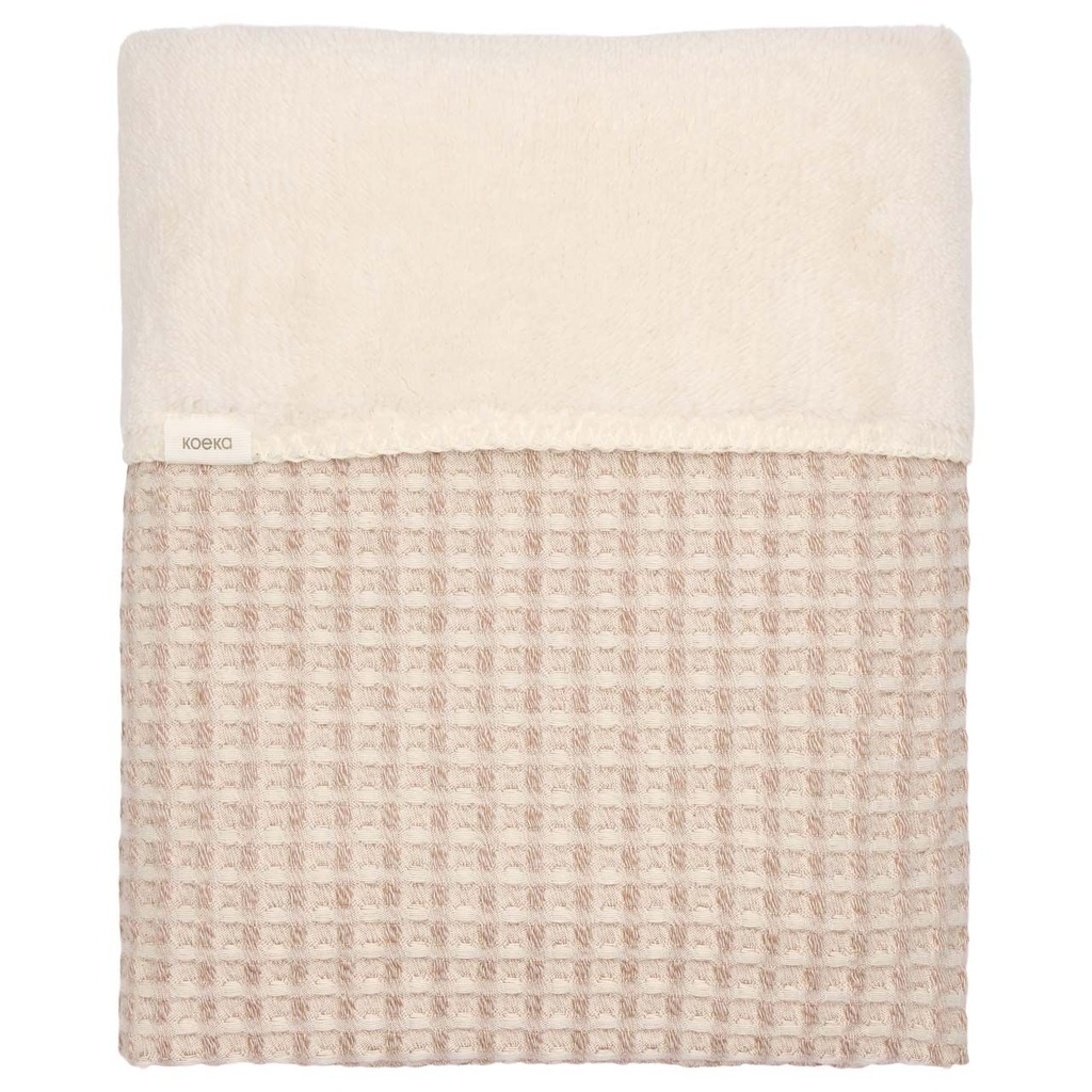 Koeka | Deken Ledikant Wafel/Teddy Oslo Crumble 100x150cm