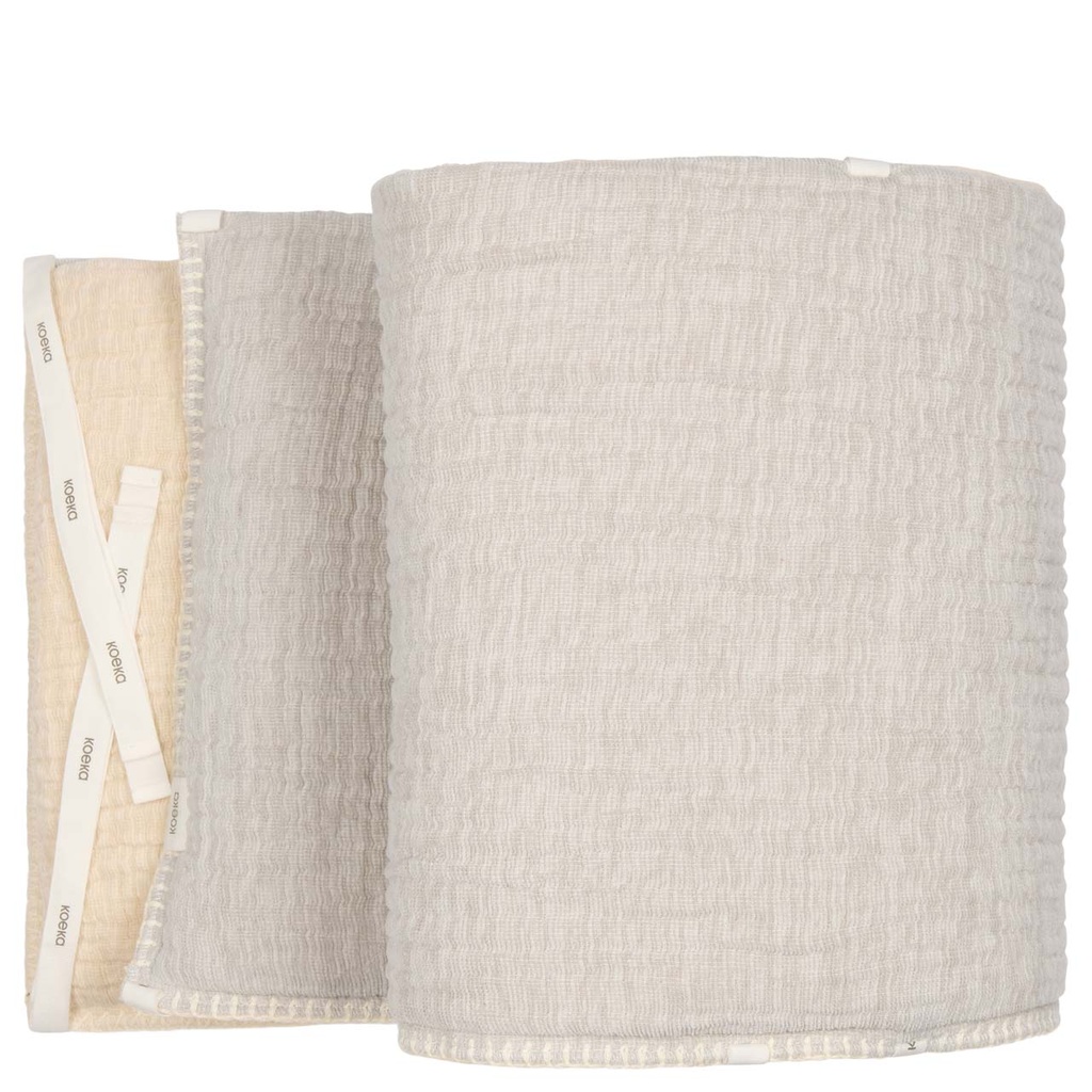 Koeka | Parkbumper Rivoli Stone/Warm White 30x180cm