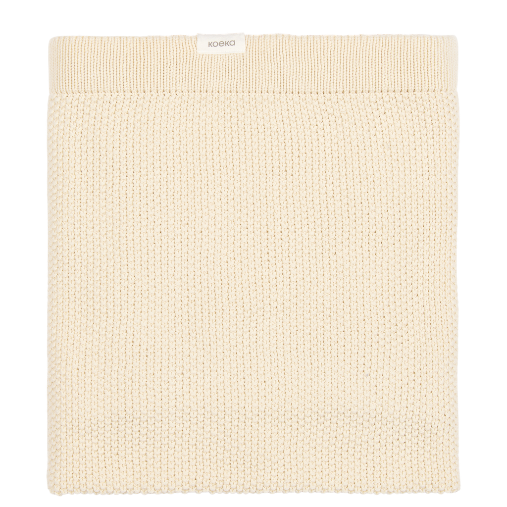Koeka | Deken Wieg Lisbon Powder White 75x90cm