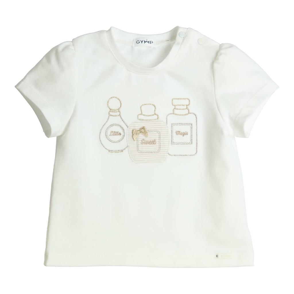 Gymp | T-shirt Girls Aerobic Off White